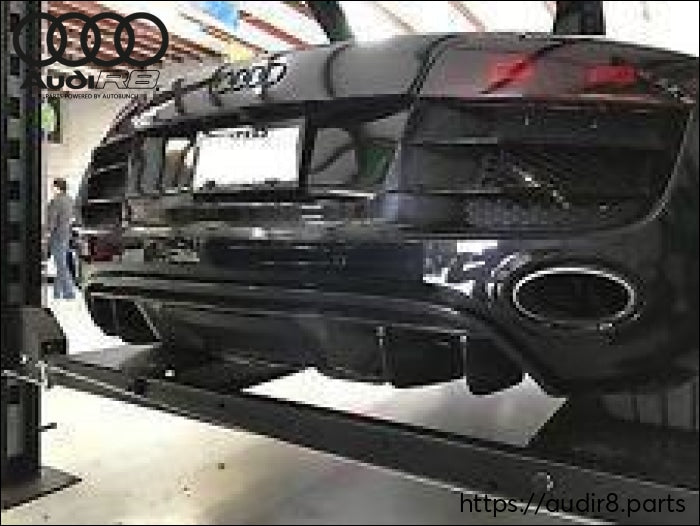 Audi R8 Diffuser with Fins | Gen 1 Audi R8 V10 Rear Diffuser – AUTOBUNCH®