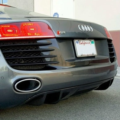 V8-Style Rear Diffuser / Fits R8 V8 Coupe & Spyder 2007-2012