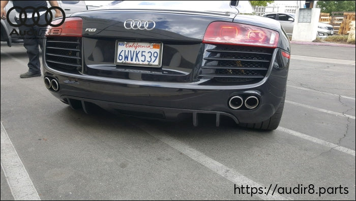 Audi R8 V8 Rear Diffuser | Gen 1 R8 Rear Diffuser Carbon Fiber – AUTOBUNCH®